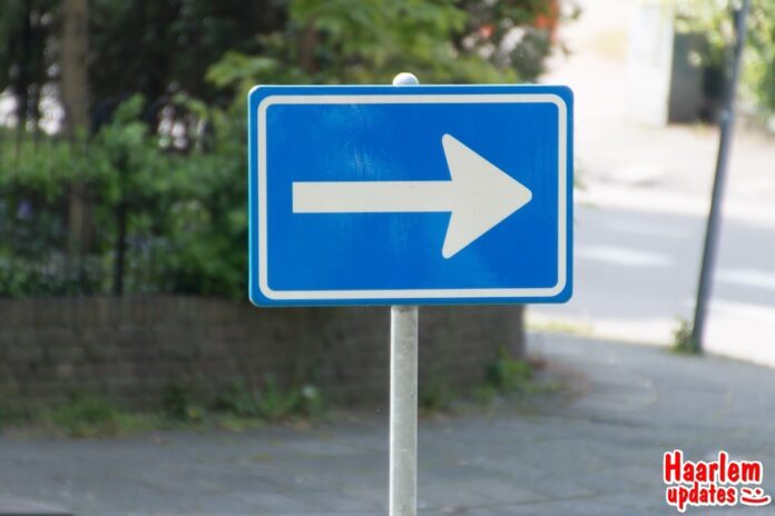stock verkeerbord pijl