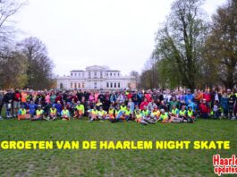 Haarlem Night Skate zigzag door Haarlem. Fotografie: Ad Schaap.
