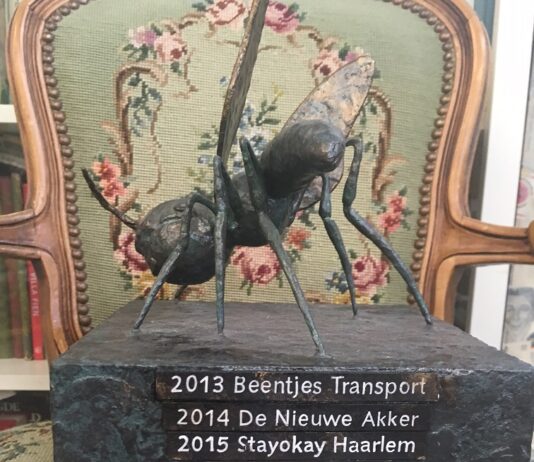 Stem op uw favoriete duurzame bedrijf Groene Mug Bokaal 2013-2016. Foto: gemeente Haarlem.