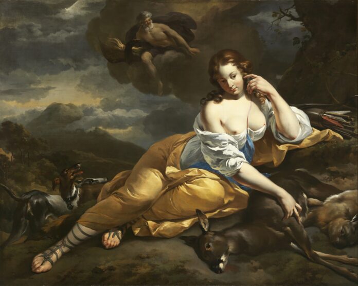 Callisto door Jupiter bespied van Nicolaes Berchem. PR foto Frans Hals Museum.
