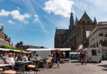 De zaterdagmarkt op de Grote Markt wordt verplaatst tijdens Haarlem Culinair en Haarlem Jazz