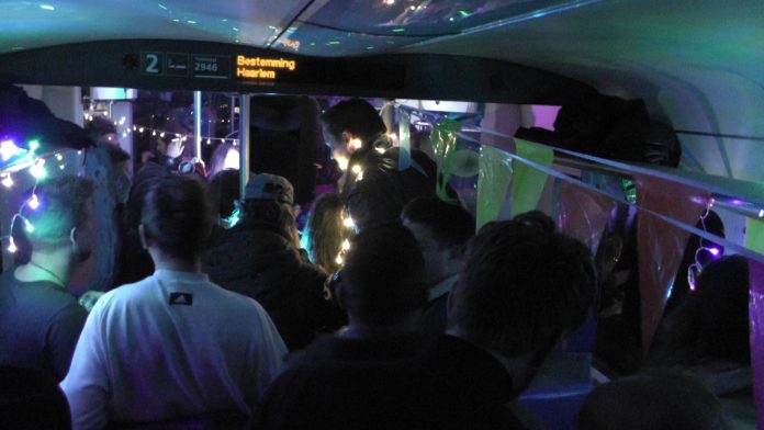 Nachttrein. Fotografie: Pieter Postmus.