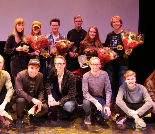Tripping on the Verge van Lars Muller wint eerste prijs tijdens finale filmwedstrijd Shoot Your Shot #13, de filmcompetitie van de Filmschuur Winnaars Shoot Your Shot #13. Fotografie: Martine Groen.