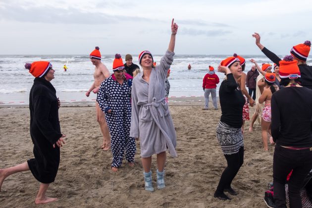 Nieuwjaarsduik 2018. Fotografie: Roel Syperda, Bevrijdingspop.