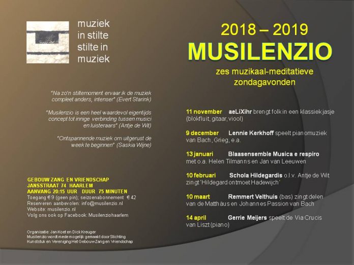 flyer Musilenzio 2018 2019