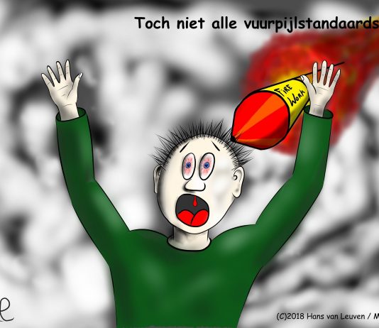 Cartoon: Vuurpijlstandaards
