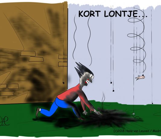Cartoon: Kort lontje…
