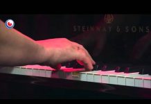 Luccette van den Berg zingt en begeleidt zichzelf op piano in haar programma Solo