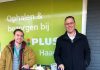 Gered Voedsel Schakelaar: “Eerste succesvolle samenwerking” Links Hessel Ras (HVO Querido) en rechts Jeroen Vuijst (PLUS). Aangeleverde foto.