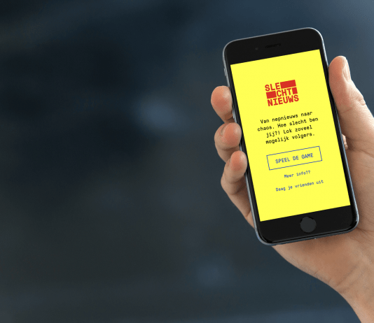 Online game tegen fake news wint 100.000 euro voor verdere ontwikkeling Ingezonden pr foto.