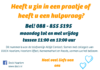 Op pad met kaart en tulpen naar ouderen in Haarlem