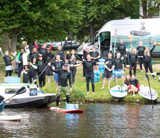 World Oceans Day SUPmission023#3 groot succes Aangeleverde foto.