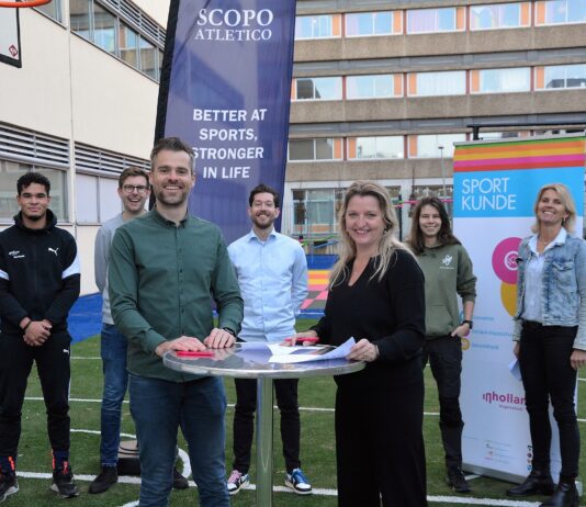 Inholland Haarlem en Scopo Atletico bekrachtigen samenwerkingsverband Ingezonden foto.