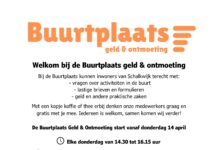 Officiële opening van de Buurtplaats Geld & Ontmoeting in de bibliotheek in Schalkwijk