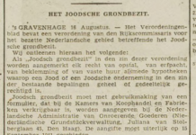 Noord-Hollands Archief coördineert onderzoek naar in de oorlog onteigend Joods vastgoed voor gemeenten