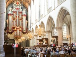 Openingsconcert Grote of St.-Bavokerk Orgelfestival. Fotografie: Frijkje Bakker.