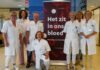 Team hematologie Spaarne Gasthuis vraagt aandacht voor bloedkanker Van links naar rechts: Annemarie Overbeek: verpleegkundig specialist hematologie, Ilse Houtenbos: hematoloog, Bart de Valk: oncoloog, Petra Knaven: verpleegkundig specialist hematologie, Anita Griffioen: oncoloog/hematoloog, Jolanda Schrama: oncoloog/hematoloog en Philomeen Kuijer: oncoloog.