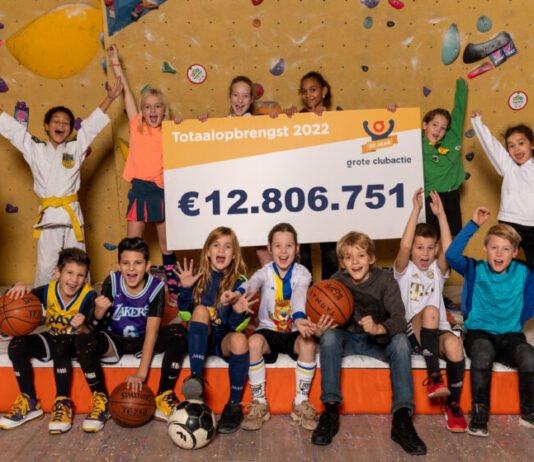 Verenigingen verpulveren Grote Clubactie record: € 12.8 miljoen