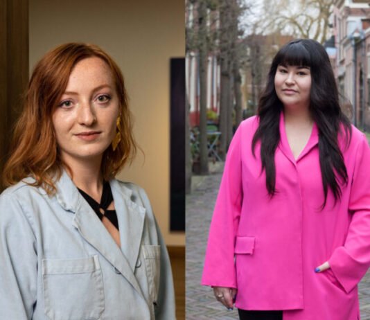 Maaike Rikhof en Manique Hendricks nieuwe conservatoren moderne en hedendaagse kunst Frans Hals Museum Maaike Rikhof en Manique Hendricks - Frans Hals Museum - Foto's Daphne Lucker en Stefan Groenendijk.