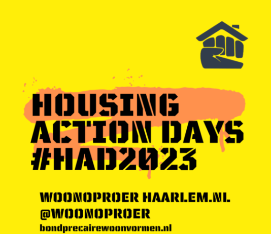 Woonoproer Actie Housing Action Days