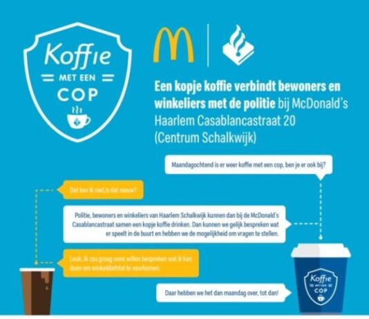 McDonald’s Haarlem Casablancastraat introduceert Koffie met een Cop
