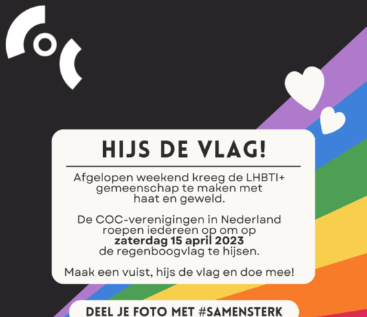 Open brief: vlag hijsen