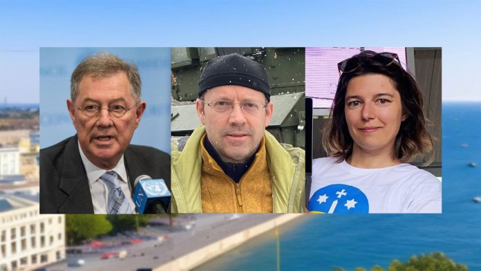 Robert Serry, Jeroen Ketting en Stella Kovalchuk. Ingezonden foto.