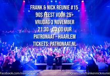 Oproep voor feestvierders uit de jaren 90: vrijdag 3 november de 15e Frank & Nick reunie in het Patronaat
