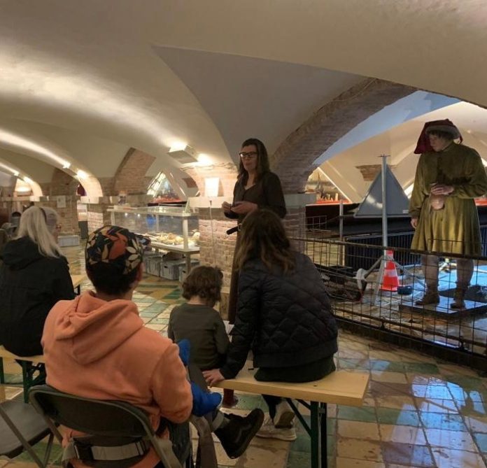 Verhalenfestival in het Archeologisch Museum Haarlem. Ingezonden foto.