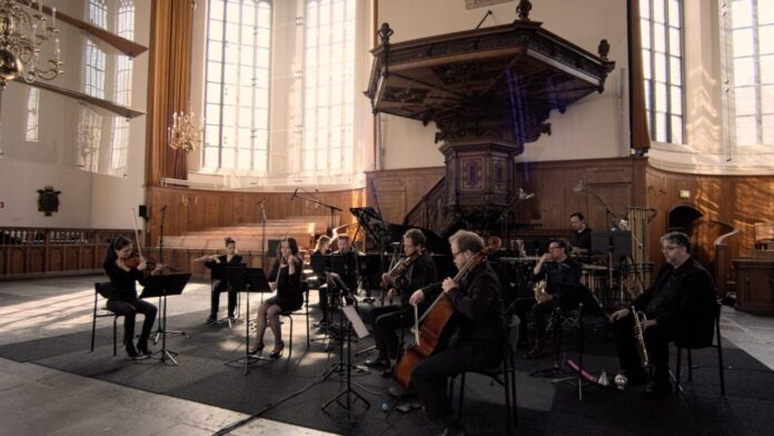 Still from the film ‘Ships Vanishing in the Horizon’ by New European Ensemble (copyright New European Ensemble).