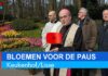 Bloemen vanaf Keukenhof onderweg naar Sint-Pietersplein