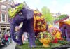 Duizenden toeschouwers bewonderen de Bloemencorso Expo in Haarlem: foto album