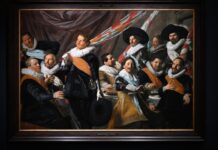 Welkom thuis voor meesterwerken van Frans Hals Frans Hals, Feestmaal van de officieren van de Sint Jorisschutterij, 1627, Frans Hals Museum, Haarlem.