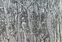 CHAOS + orde – ning en bekendmaking winnaars Vishal-Zumbrinkprijs Poliphilo in het woud uit de Hypnerotomachia Poliphili, Francesco Colonna (1499)