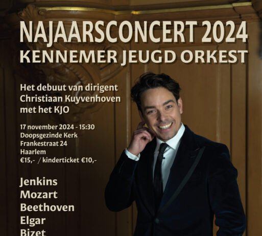 Kennemer Jeugd Orkest speelt Najaarsconcert o.l.v. nieuwe dirigent Christiaan Kuyvenhoven