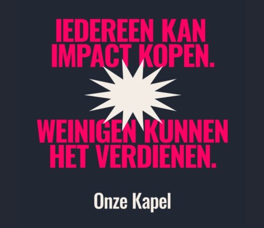 Vernieuwd Onze Kapel wordt impact agency