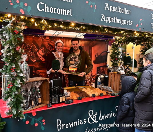 Brownies&downieS mooiste kraam kerstmarkt Haarlem 2024
