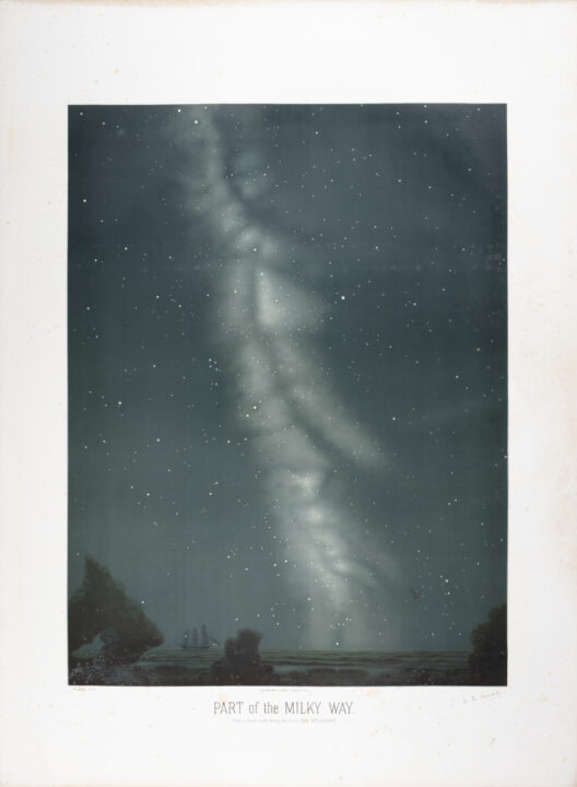Etienne Trouvelot (1827-1895), Lithografie uit The Trouvelot Astronomical Drawings Manual (1882), onderdeel van de tentoonstelling Kosmos. Collectie Teylers Museum.