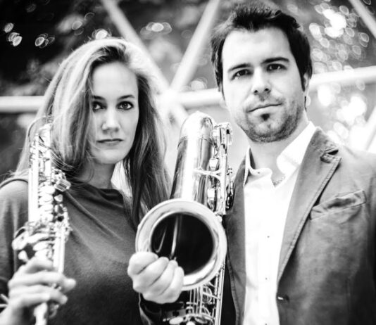 Sociëteit Klassiek: Concert met het Noota Saxophone Duo Noota Saxophone Duo. Ingezonden foto Sociëteit Vereeniging.