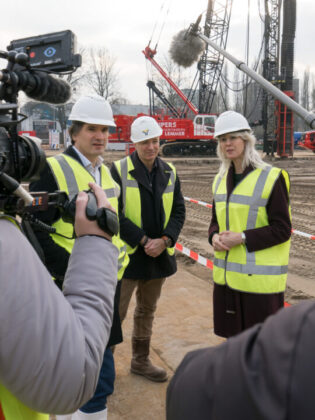 kick-off fase 2 Centrum Schalkwijk met minister Mona Keijzer en wethouder Floor Roduner. Gemeente Haarlem. Fotografie:Jur Engelchor.