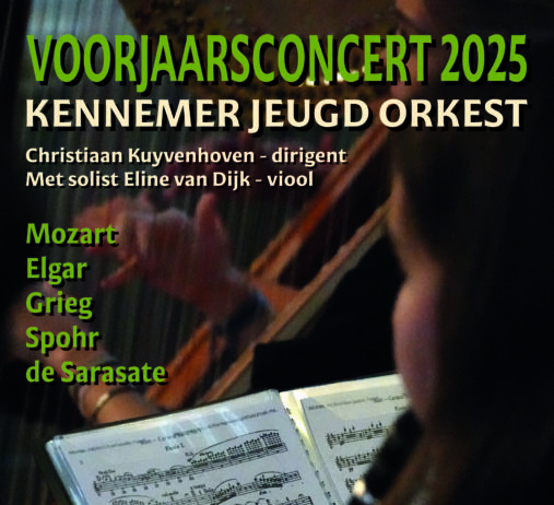 Kennemer Jeugd Orkest speelt Voorjaarsconcert met prijswinnaar Prinses Christina Concours