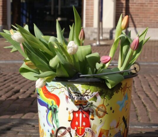 Een emmer die het verhaal vertelt van Haarlem: Het Haar(l)emmertje