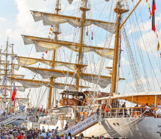 Goed voorbereid naar de SAIL Parade: vertrek op tijd en koop parkeerticket vooraf Sfeerfoto bezoekers SAIL. Fotografie: Roel Vincken.
