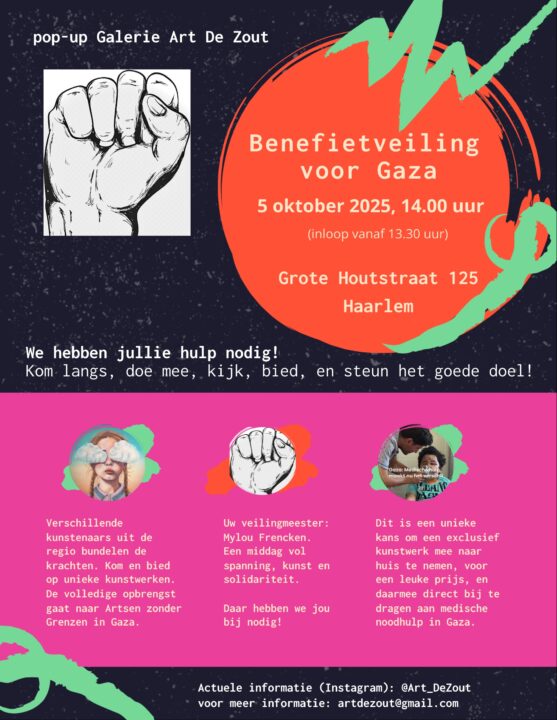 Benefietveiling 5 oktober Haarlem
