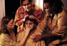 Club Gewalt in de Schuur We Sleep Among Demons. Fotografie: Sofie Knijff.