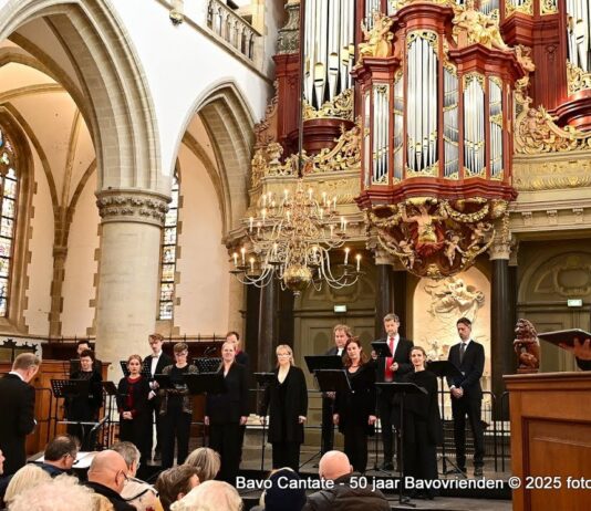 Wereldpremière van de Bavo Cantate in de Grote Kerk