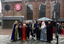 Stad, cultuur en ondernemers vieren uitgebreid 780 jaar Haarlem Presentatie Jopen exclusieve Koyt. Fotografie: Lisanne Gersjens.