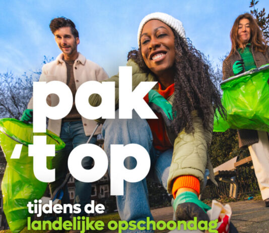 Oproep Landelijke Opschoondag: maak Nederland zwerfafvalvrij Verpact lanceert nieuwe campagne: Pak 't op. © Verpact.