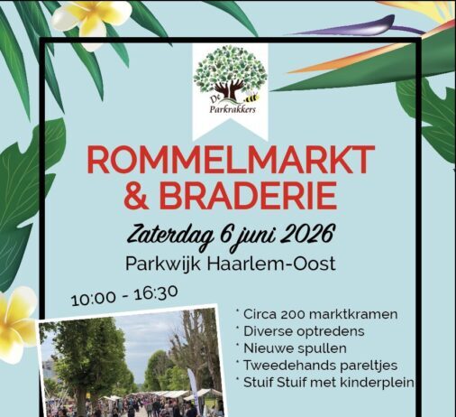 Jaarmarkt Parkwijk Haarlem-Oost: 220 Kramen vol gezelligheid