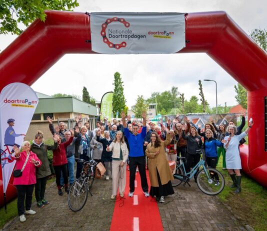 Nationale Doortrapdagen van start Gouda. 18-05-2026. Opening Nationale Doortrapdagen.